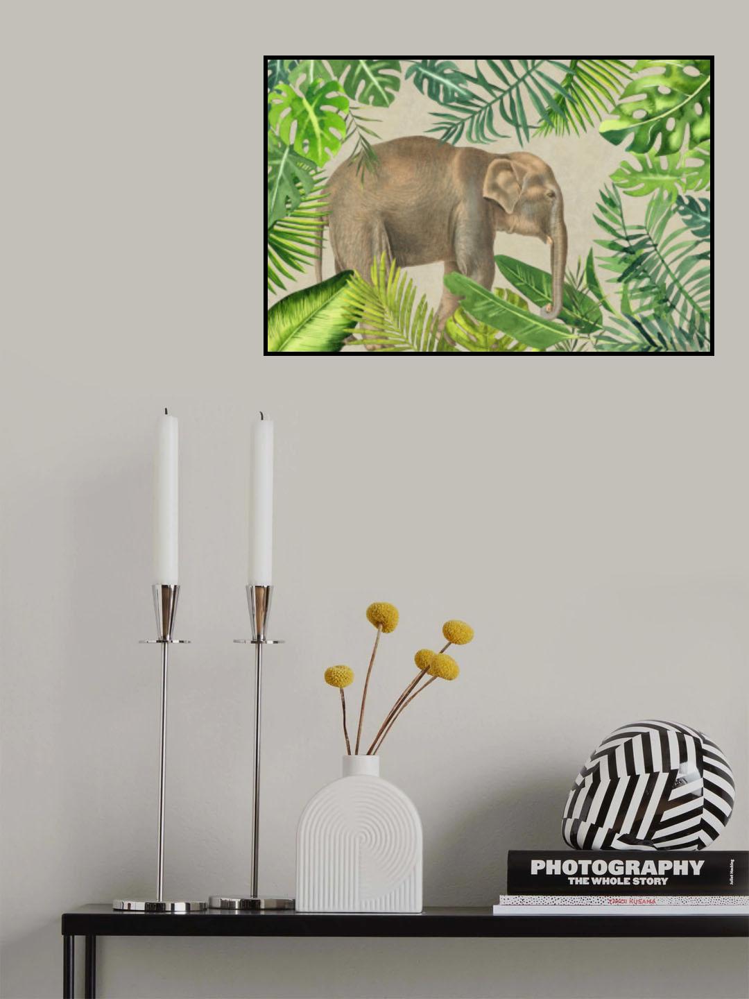 Elephants Paradise Poster och Canvastavla