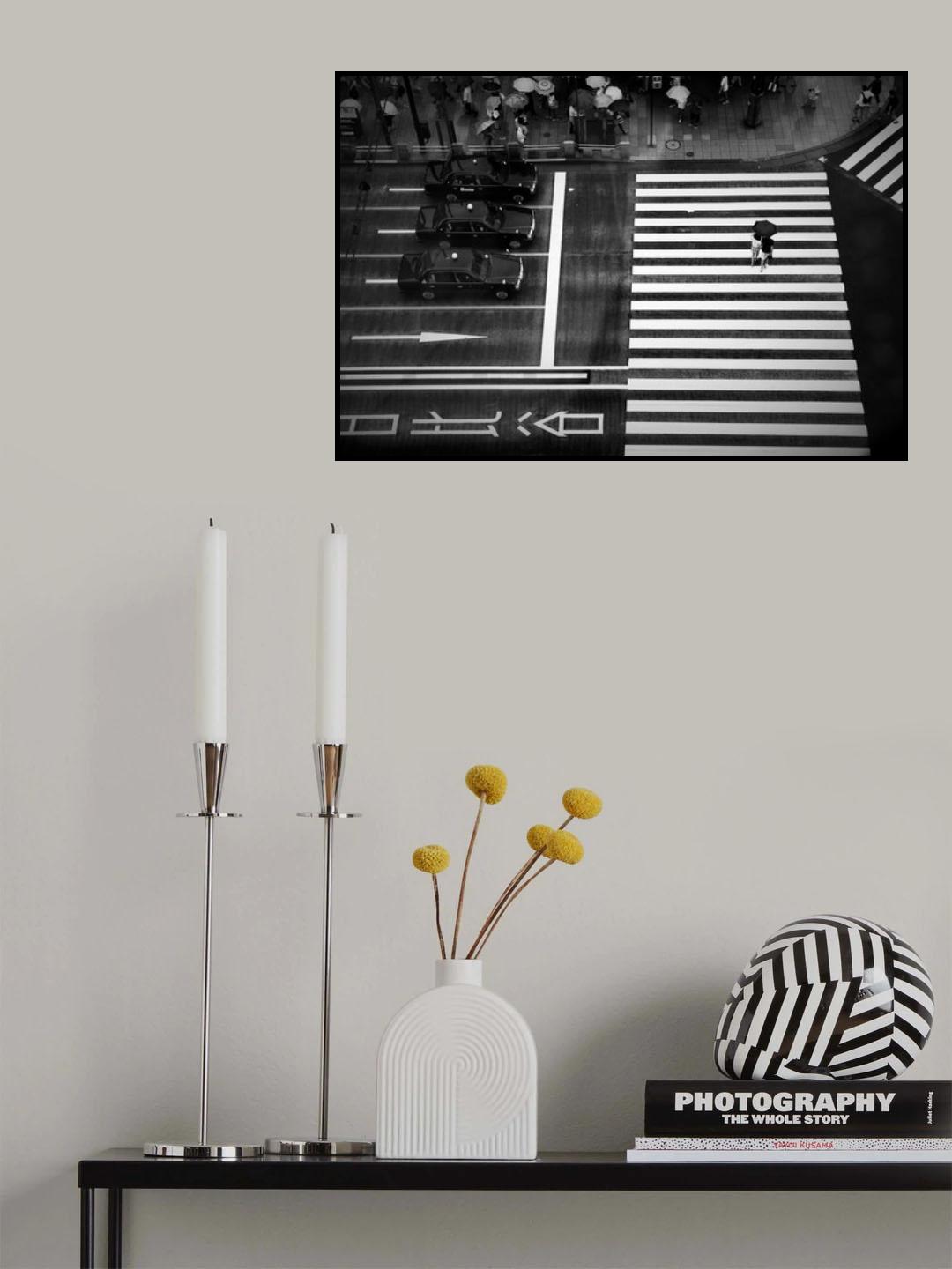 Urban rain Poster och Canvastavla