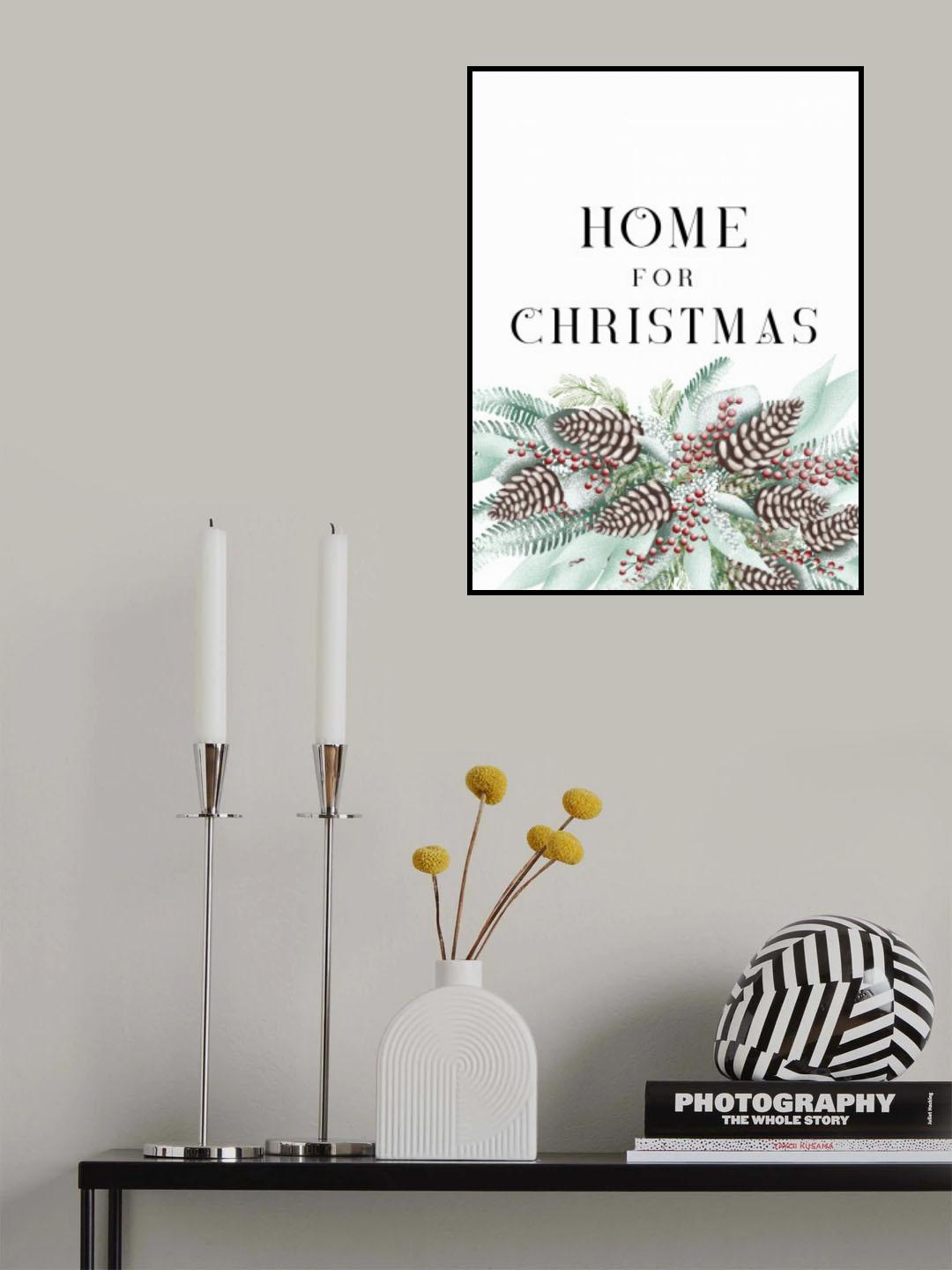 Home for Christmas Poster och Canvastavla