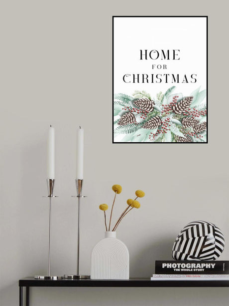 Home for Christmas Poster och Canvastavla