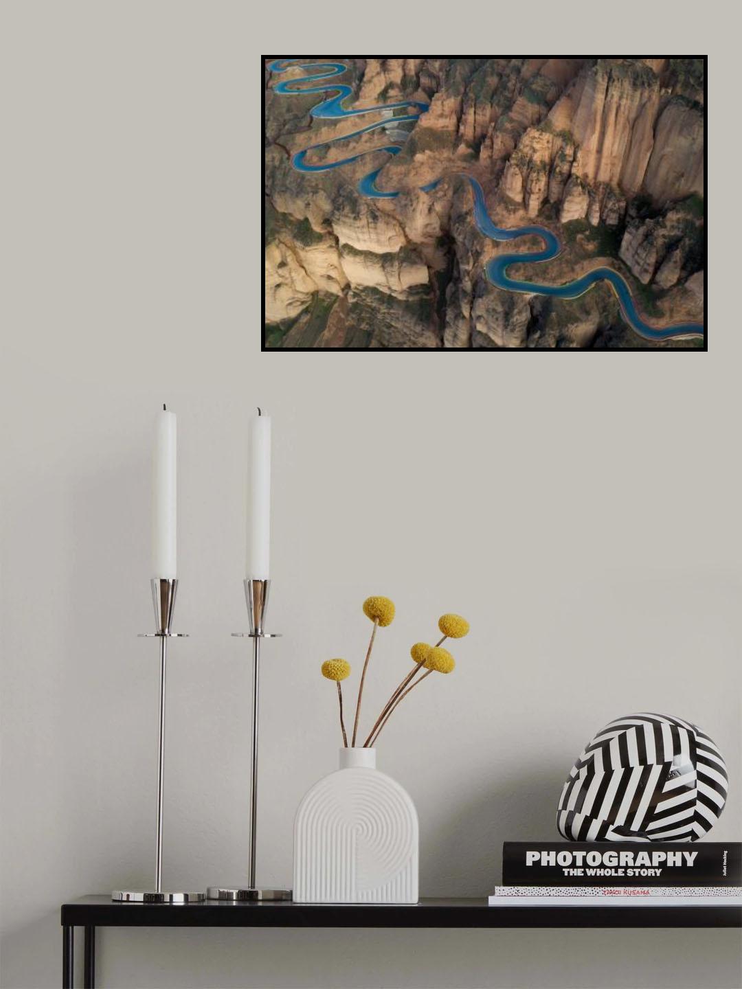 18 daowan of panshanwan highway Poster och Canvastavla