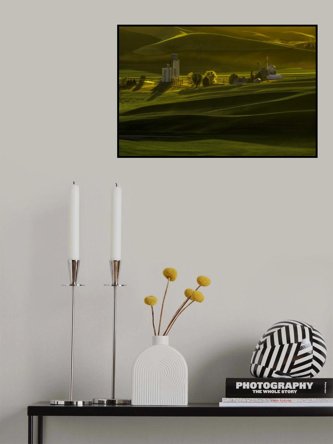 Spring Farmland Poster och Canvastavla