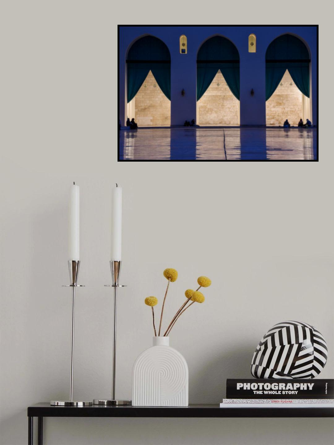 Hakim Beamr Allah Mosque Poster och Canvastavla