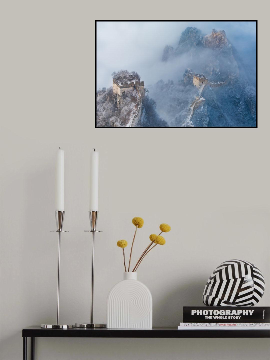 Icebound Great Wall Poster och Canvastavla