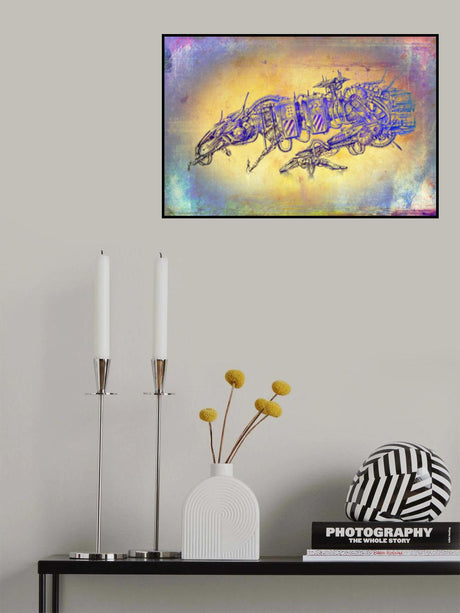 Velocide spaceship Poster och Canvastavla