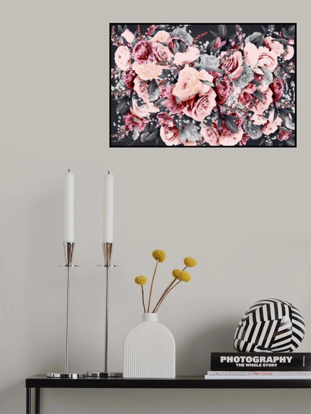 Sweet Carolyne Chinoiserie Poster och Canvastavla