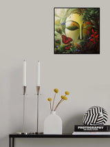 Green God (Buddha) Poster och Canvastavla