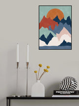3x4 Aspectratiobluerust80 Poster och Canvastavla