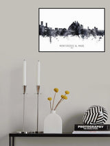 Monterosso al Mare Italy Skyline Poster och Canvastavla