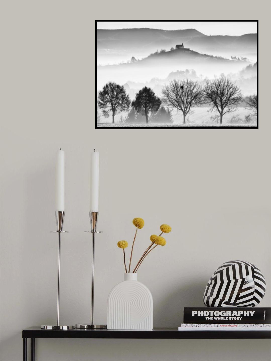 Landscape Silhouettes Poster och Canvastavla