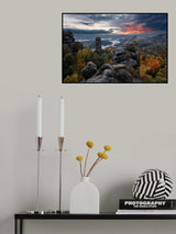 Red Sunset Poster och Canvastavla