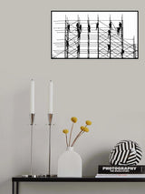 Construction silhouette Poster och Canvastavla