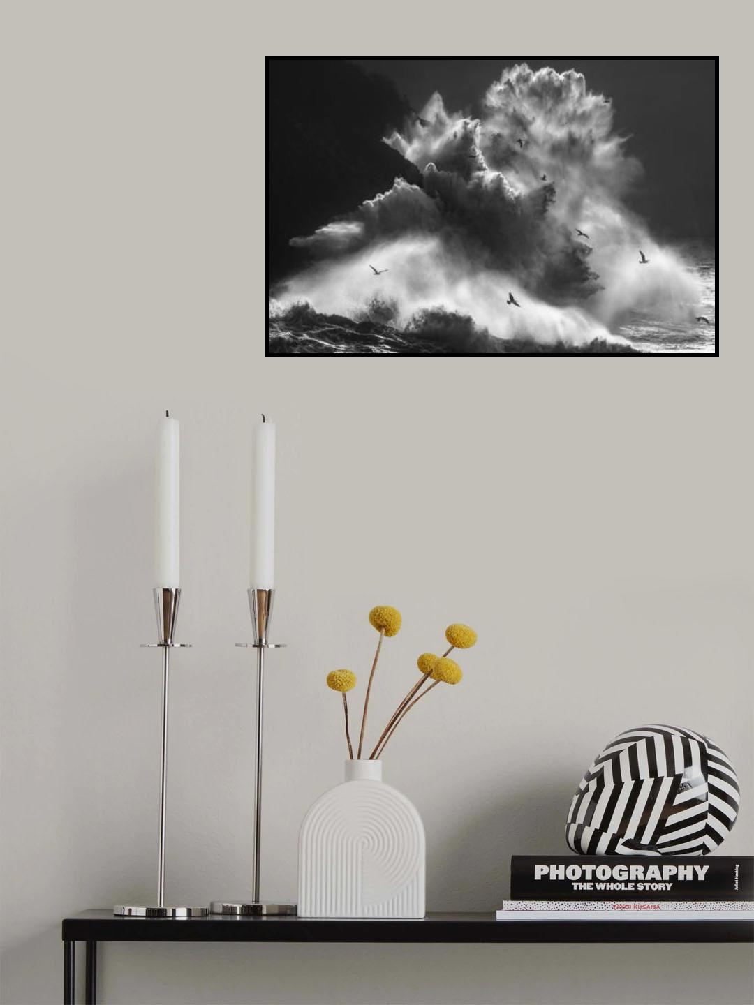 BIRDS IN THE STORM (Part 8) Poster och Canvastavla