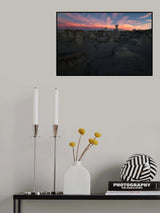 Badland After Sunset Poster och Canvastavla