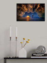 Baikal's Ice Cave Poster och Canvastavla
