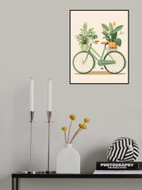 Botanical Bike.png Poster och Canvastavla