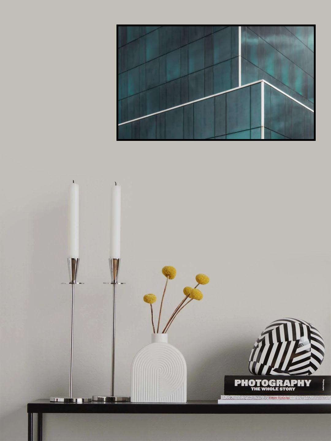 white lines Poster och Canvastavla