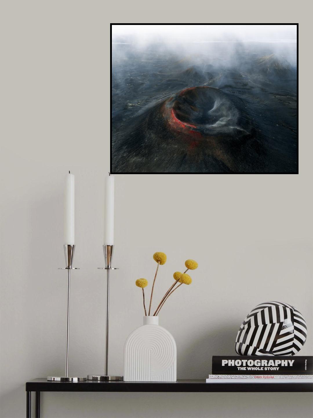 Dark and Moody Iceland Poster och Canvastavla