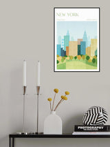 New York, Central Park Poster och Canvastavla