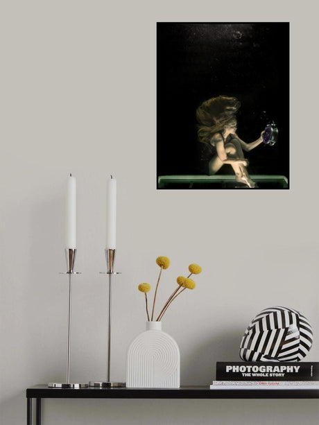 underwater artistic portrait shooting Poster och Canvastavla
