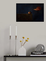 an autumn leaf. Poster och Canvastavla
