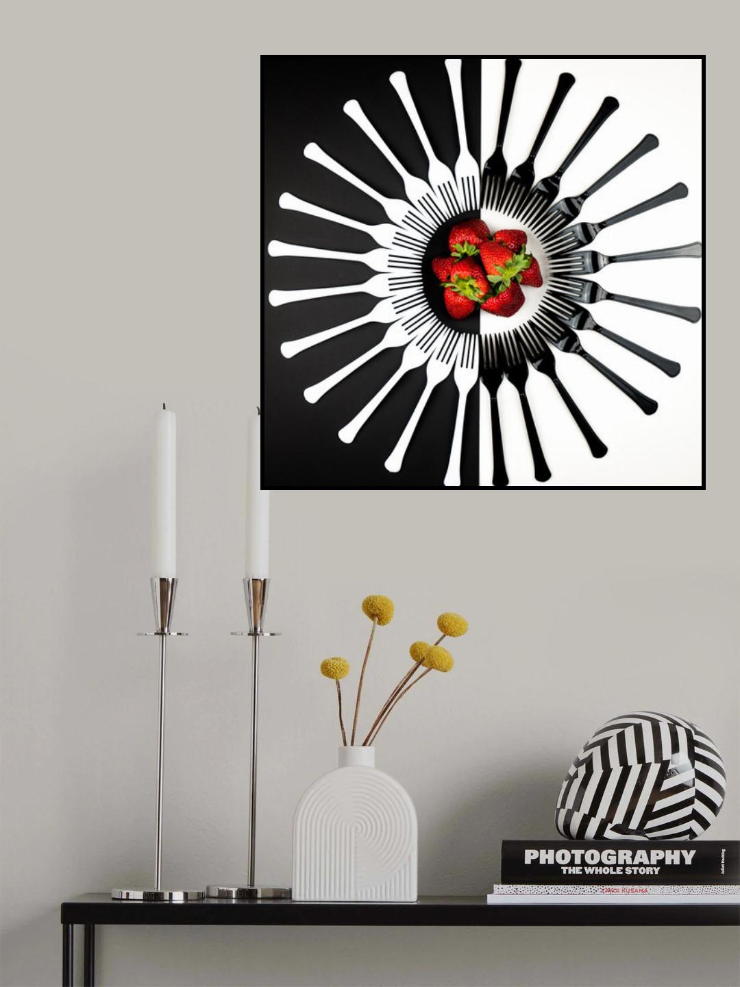 Strawberry Designs Poster och Canvastavla