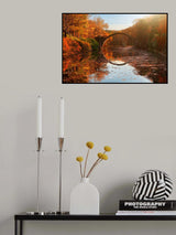 Autumn lake Poster och Canvastavla