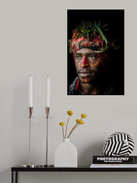 Hagen tribesman Poster och Canvastavla