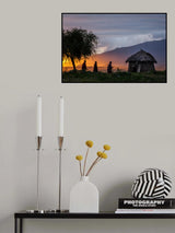 Masai Village Poster och Canvastavla