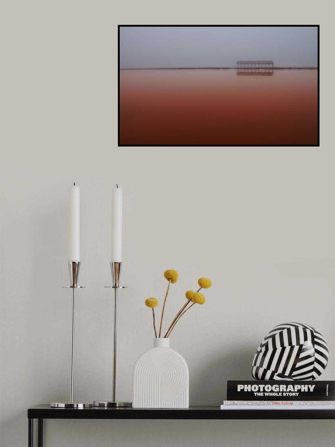 misty red Poster och Canvastavla