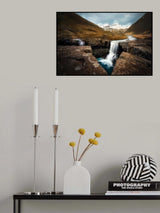 Skútafoss, Iceland Poster och Canvastavla