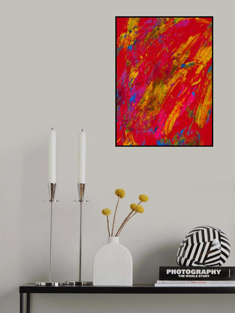 colored paints Poster och Canvastavla