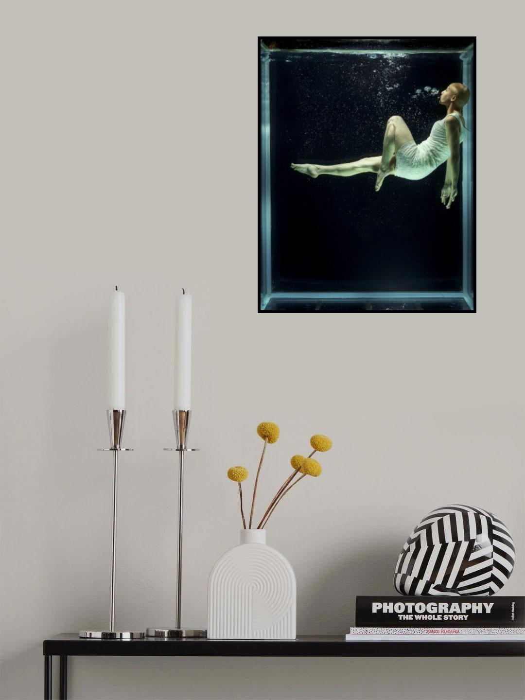 underwater artistic portrait shooting Poster och Canvastavla