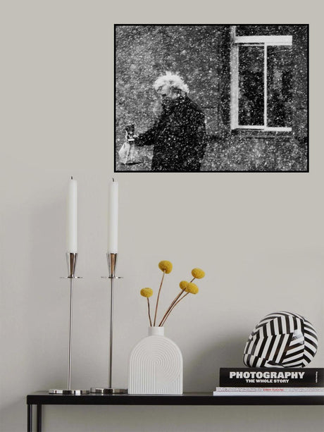 Snow coffee Poster och Canvastavla