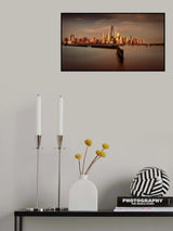 Lower Manhattan Radiance Poster och Canvastavla