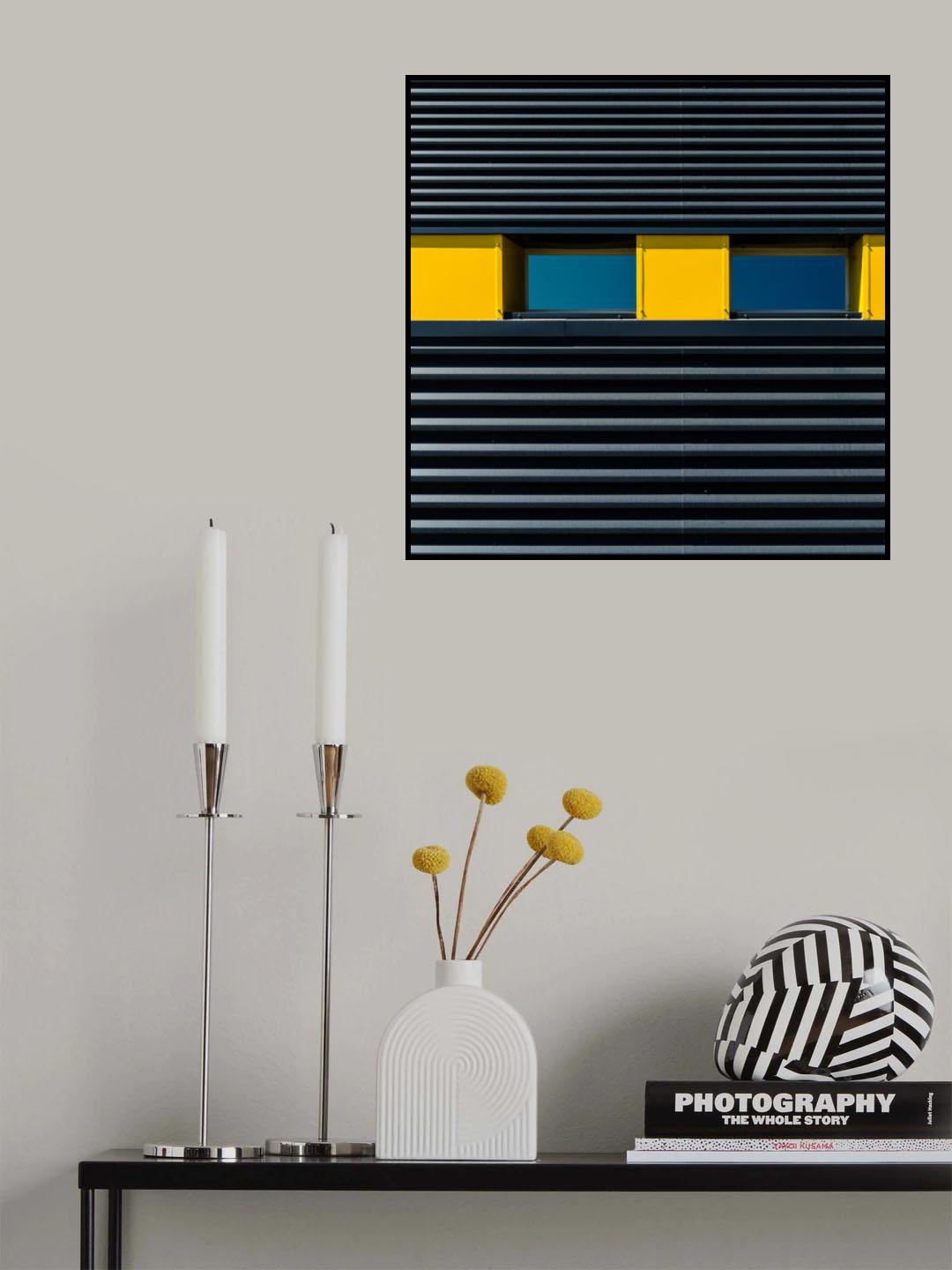 Ribbed wall Poster och Canvastavla
