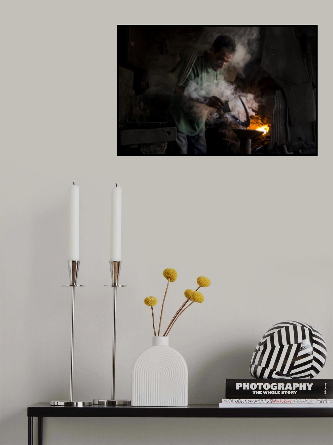 blacksmith-finishing Poster och Canvastavla