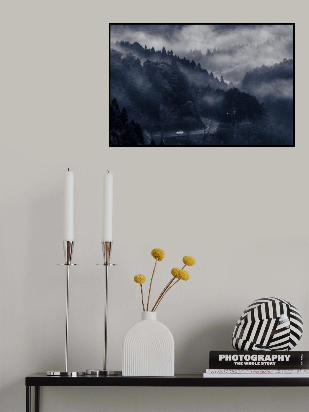mountain road Poster och Canvastavla