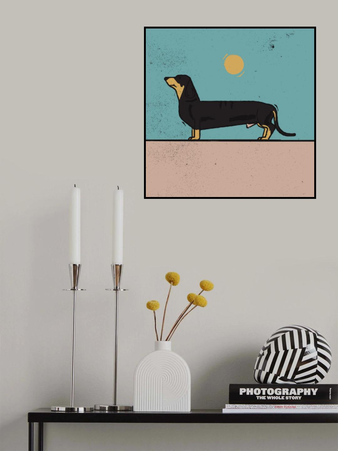 Dachshund Poster och Canvastavla