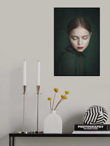 Portrait of redhead woman Poster och Canvastavla