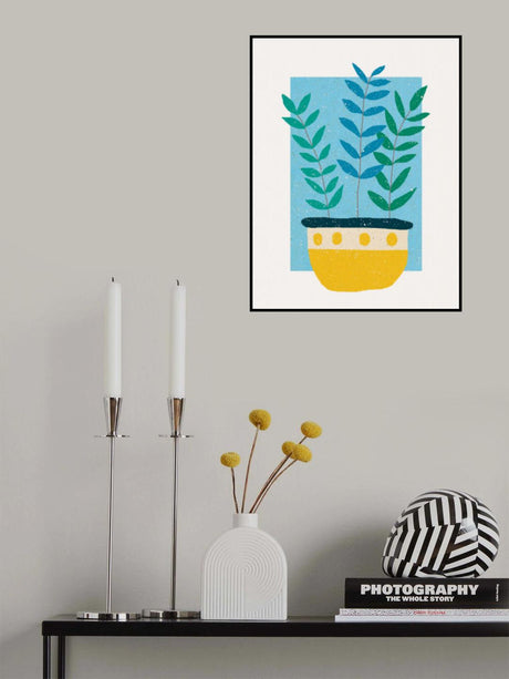 Plant &amp; Blue Sky Poster och Canvastavla