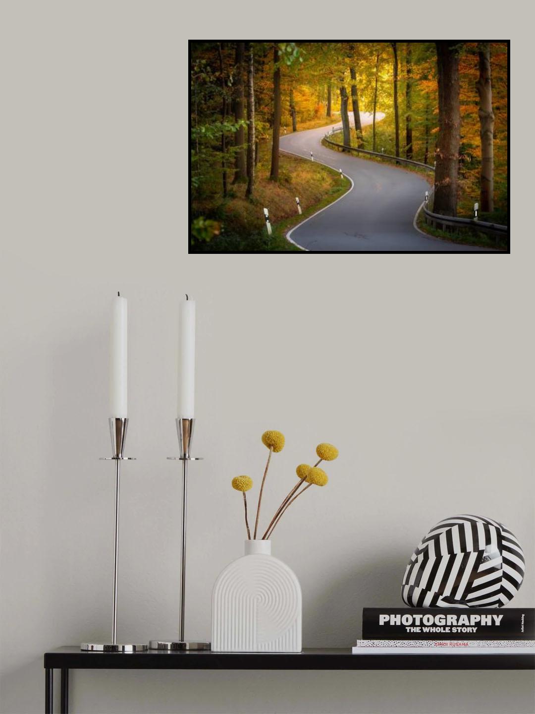 winding road Poster och Canvastavla