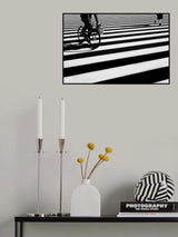bicycle and girl Poster och Canvastavla