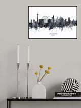 Las Vegas Nevada Skyline Poster och Canvastavla