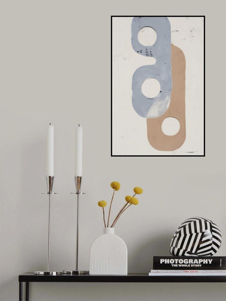 Blue Mask Poster och Canvastavla