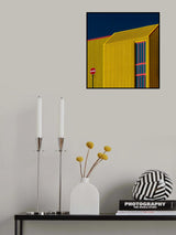 Yellow facade Poster och Canvastavla
