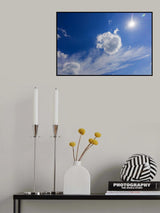 cloudy weather and sky background Poster och Canvastavla