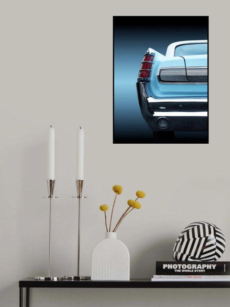 US classic car 1963 Bonneville Poster och Canvastavla