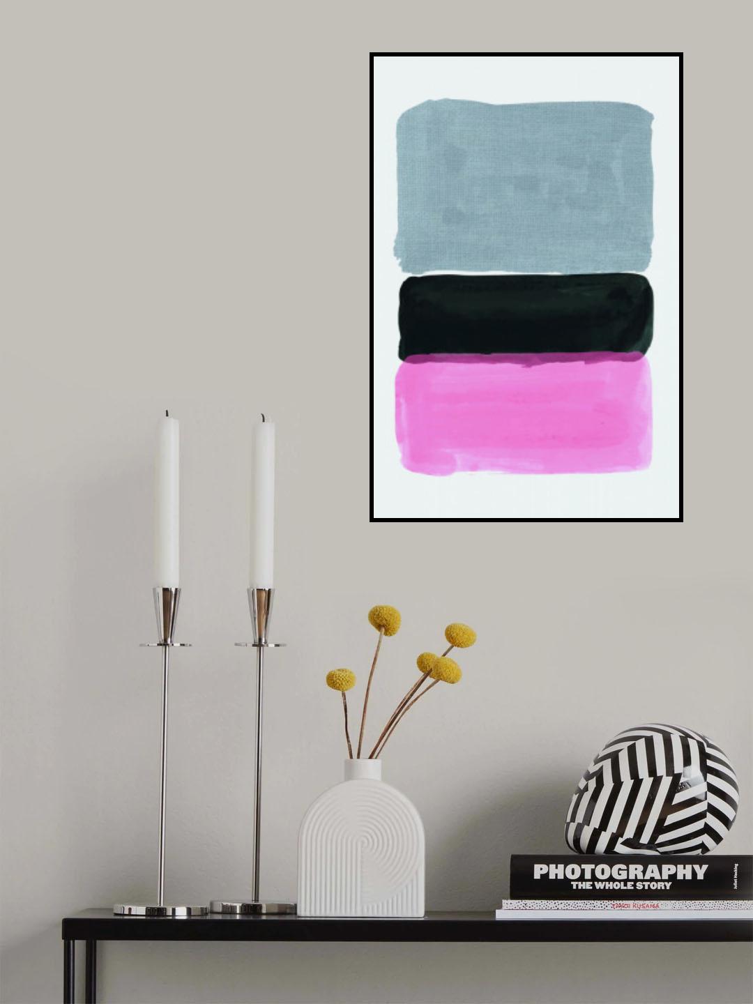 Bright Abstract Design #3 Poster och Canvastavla