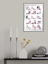 Pink Shoes Poster och Canvastavla